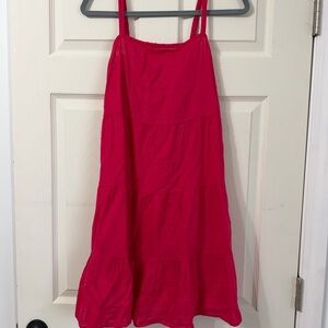 Old Navy Hot Pink Tiered Sundress